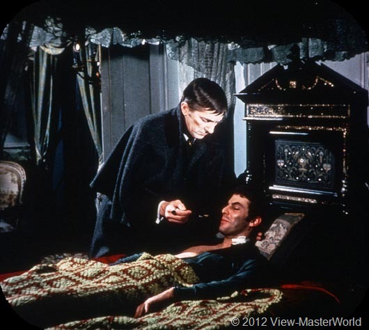 JG41187's tweet image. All about Eve as Vickie chats up Mrs. Stoddard and Joe is not long for this world. #Viewmaster #DarkShadows