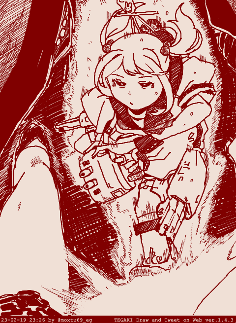 今際の視界 #tegaki_dt 