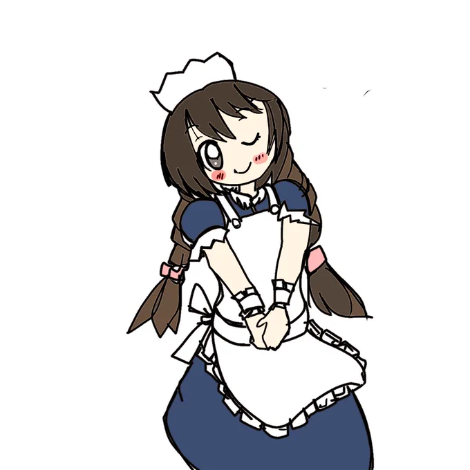 #これを見た人はメイドをTLに放流しようこんばんは 