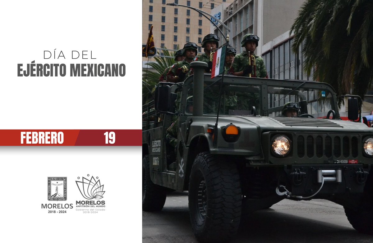 Conmemoramos el Día del Ejército Mexicano reconociendo y agradeciendo la ardua labor de hombres y mujeres que lo conforman, con total compromiso hacia la soberanía y bienestar de su patria.