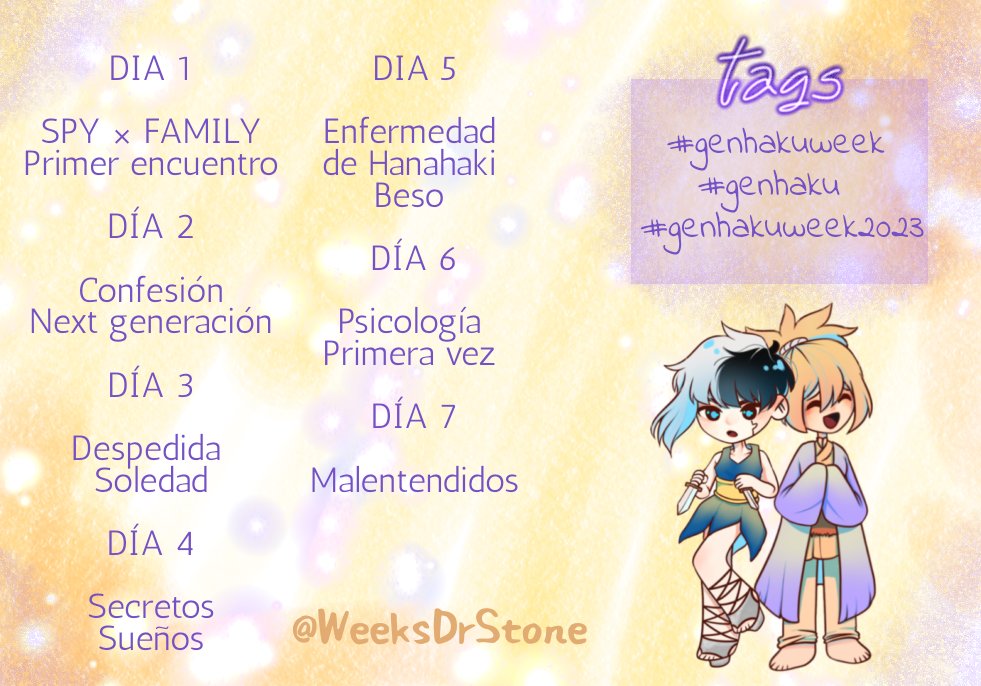 WeeksDrStone's tweet photo. ING/ESP/ POR
« 🃏 🛡️ »
Here the #GenHakuWeek prompts, we hope you participate! 
Aquí los prompts de la #GenHakuWeek , esperamos participe!
Aqui os prompts da #GenHakuWeek , esperamos que você participe!

Pst : In the description of each image are the prompts https://t.co/DQPxLGanJD