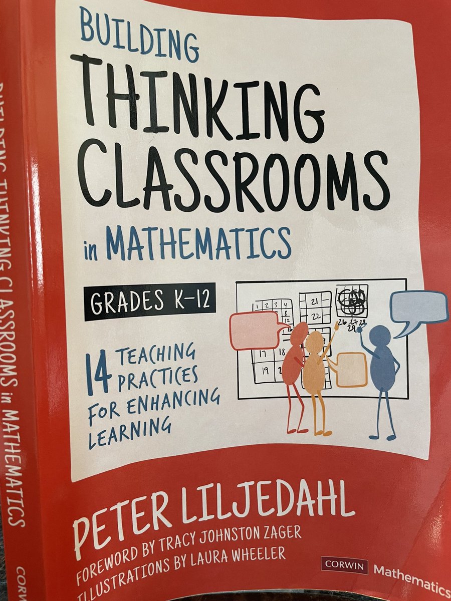 “The longer you [teacher] talk, and the longer they [students] listen, the less likely you are going to be able to get them to think.” @pgliljedahl #BuildingThinkingClassrooms #ThinkingClassroom