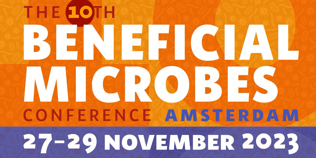 Submit your abstract before 1 April 2023 if you would like to give an oral presentation at the 10th Beneficial Microbes Conference in Amsterdam, 27-29 November 2023. For all information, visit the website:
beneficialmicrobes2023.org
 #prebiotics #probiotics #postbiotics