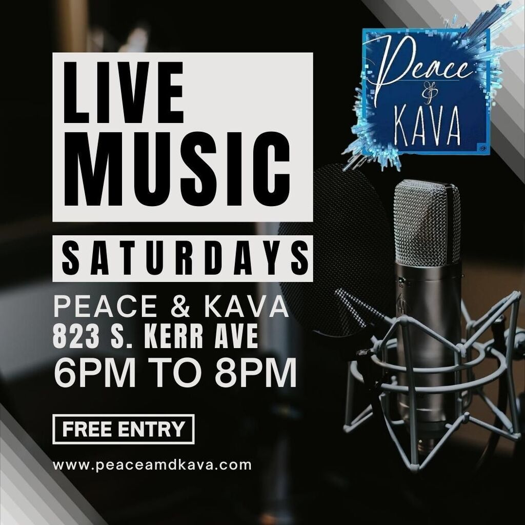 We've always got something fun going on at Peace and Kava! Free live music every Saturday night!