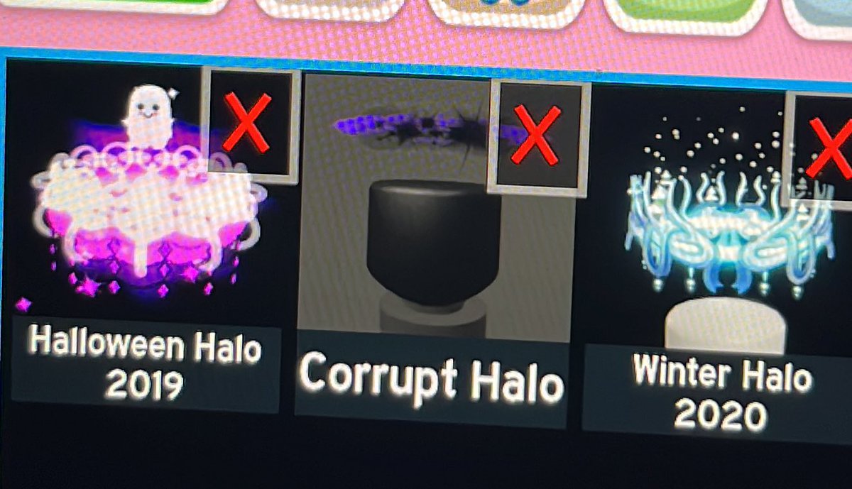 itsmesillyeye's tweet photo. IM BACKK‼️

omg i haven’t been on this account in a over a year, but ya girl is back playin royale high :)

honestly a break was much needed but holy shit sm has changed. the halo tier lists are soooo different 😭

anyways i have hal19, winter20, and corrupt halos so pls offer 🫶🏼 https://t.co/rW06GYUv0n