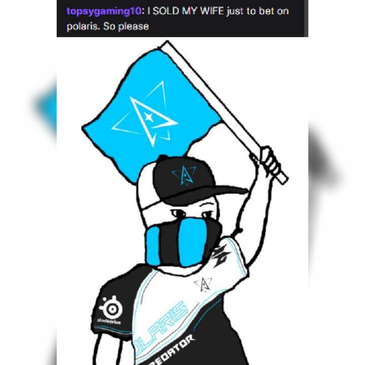 Help topsygaming10 keep his wife! 😱

LET'S GO POLARIS, LET'S GO! 🙌🙌🙌
LET'S GO POLARIS, LET'S GO! 🙌🙌🙌

#AboveAllOdds #Dota2