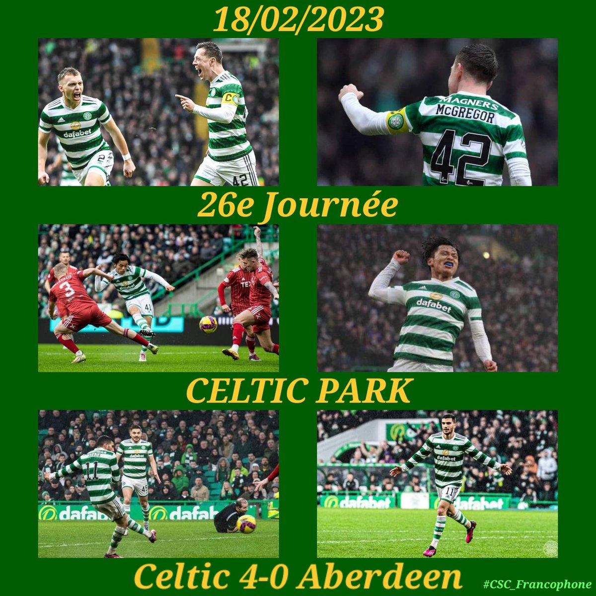 CSC_Francophone's tweet photo. #CelticFC #OneClubSince1888 #OpenToAllSince1888 #HailHail #YNWA #COYBIG #BHOYS #HOOPS #CelticFamily #CSC_Francophone #CelticTeam #NoToRasicm #cinchPrem #CELABE
🍀🇮🇪🍀🏴🍀 https://t.co/MdNMkvjLlZ