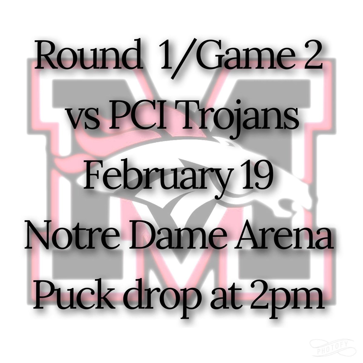 In honour of Addison, the Mountain Mustangs have decided to donate all 50/50 proceeds from their game today to the Desrochers family