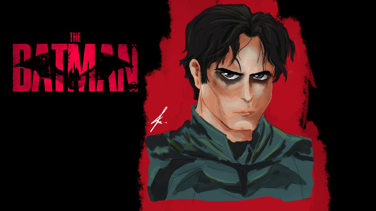 Fanart de The Batman, (Aún sigo practicando en este nuevo estilo, me faltan cosas por mejorar) 
me gusto mucho esa película 🦇
#TheBatman