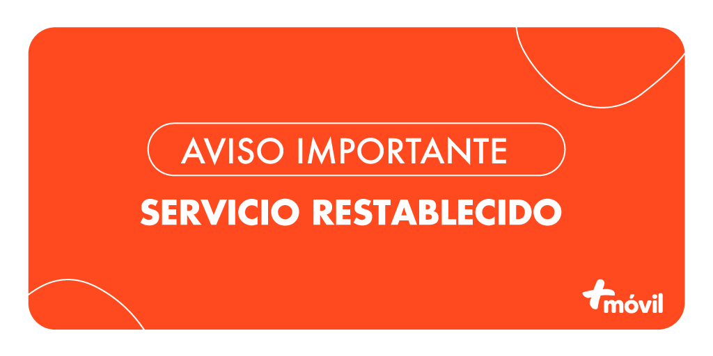 Estimados clientes, les informamos que nuestros servicios de Internet, Televisión y Telefonía fija que presentaban afectaciones en el área de la Chorrera, han sido restablecidos. Gracias por su comprensión.