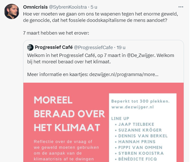 Repelsteeltje21's tweet image. En @suzanne_GL trekt zich terug, maar @SybrenKooistra vindt het blijkbaar een prima idee om zich 'te wapenen'.👇
Maar wel het #domineesvingertje naar anderen.🤮
Hallo @groenlinks!
WIE zijn hier de #fascisten?