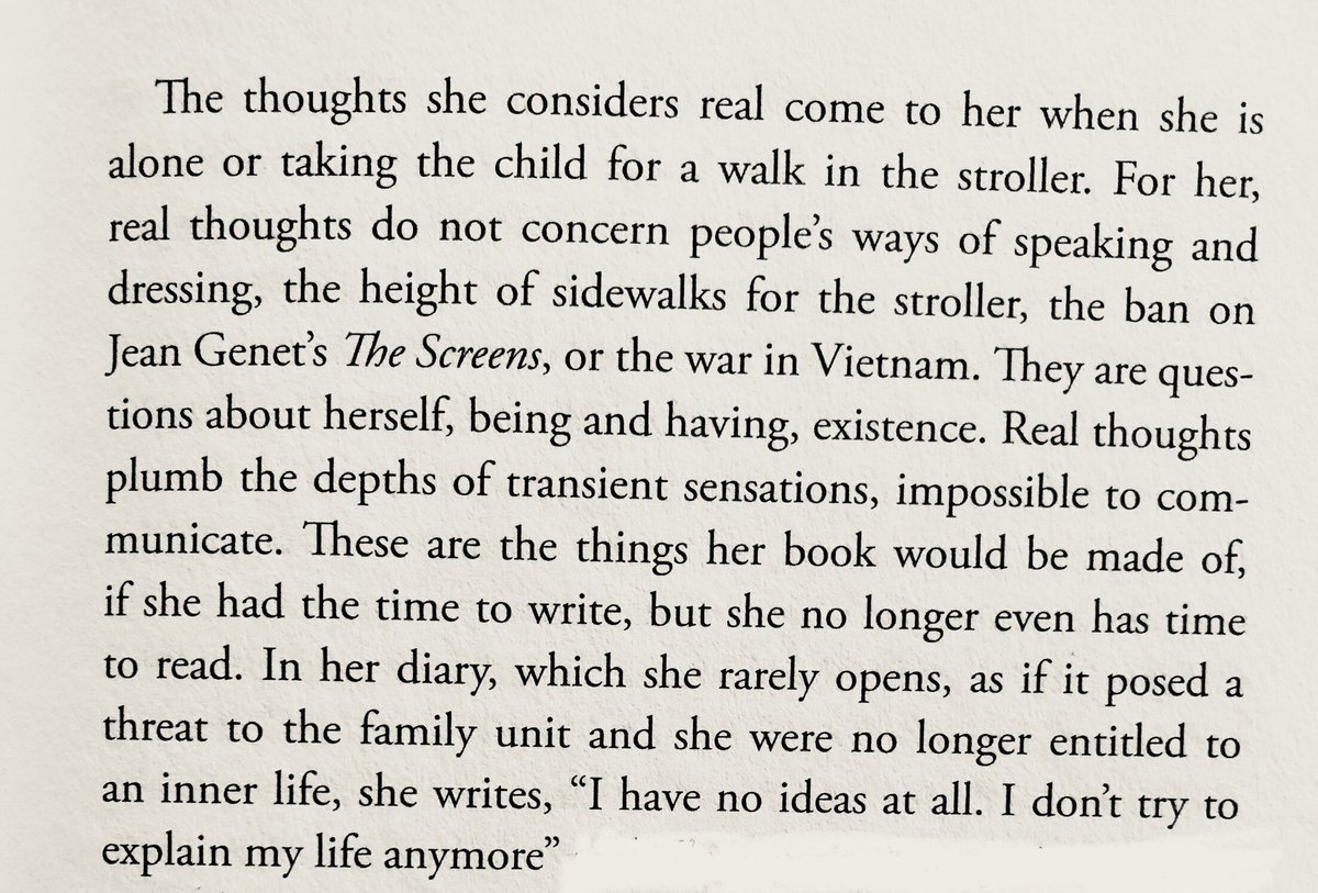 Another incredible and haunting passage from Annie Ernaux