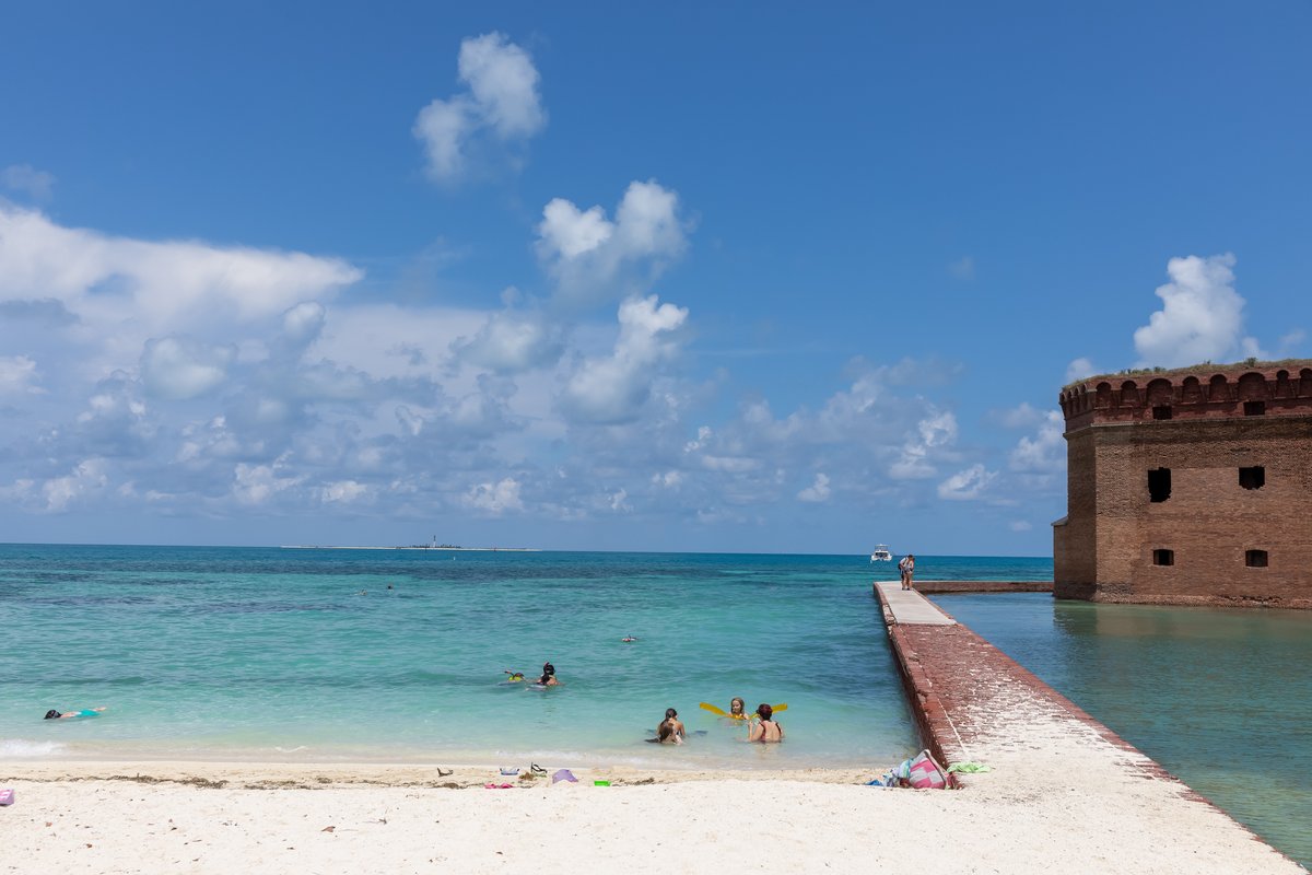 Swimming at the Dry Tortugas - One of my happy places
#drytortugas #NationalPark