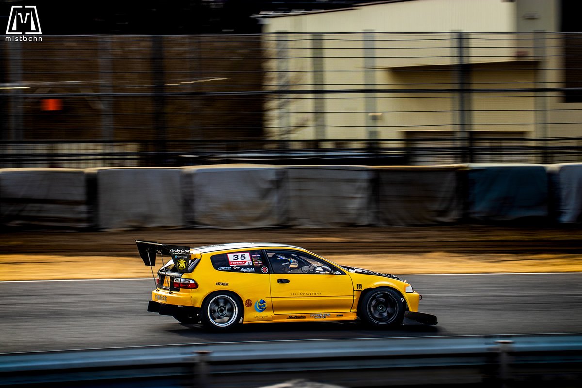mistbahn's tweet photo. Yellow Factory | RKEW | syshan K24-Swapped Honda EG6 CIVIC

#Attack #Attack2023 #Attack筑波 #筑波サーキット #TsukubaCircuit #TC2000 #HondaCivic #ホンダシビック 　#EG6 #YellowFactory #YFR #kanagawaengineworks #金川エンジンワークス #KEW #RKEW https://t.co/PPFbYiSfhZ