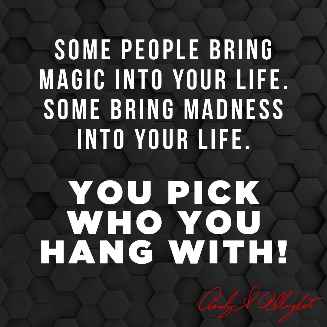 AndySAlbright's tweet photo. The more people you surround yourself with who want what you want, believe in who you are, and inspire you to chase your dreams the more unstoppable you become. 👊💯
.
.
.
#ChooseYourFriendsWisely #PositivePeopleOnly #GoodPeopleGoodTimes #DreamTeam #ConnectionsMatter https://t.co/fO4iJyy60T