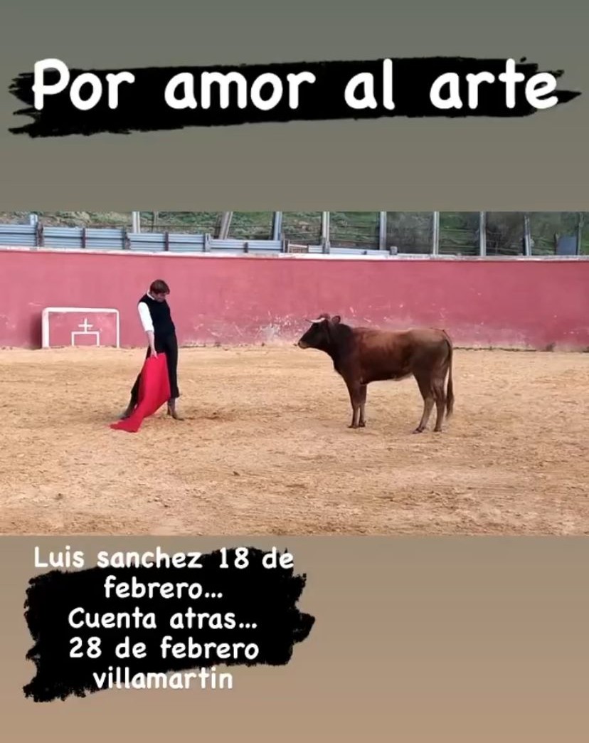 Preparación de cara al 28 de Febrero en Villamartin.
Ganadería Montes de Oca......no fue un tentadero más....