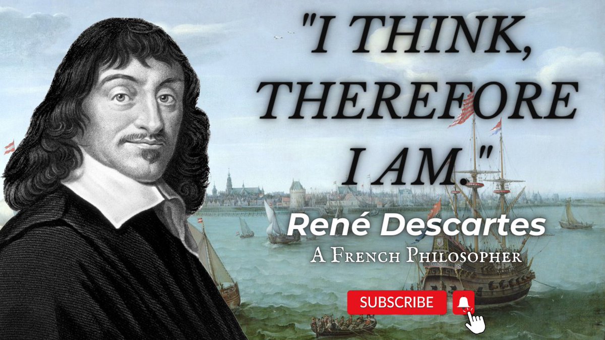 motivational_83's tweet photo. New upload - "I think, therefore I am - René Descartes Quotes | French Philosopher | Life-Changing Quotes"

Watch Now: https://t.co/B72DdgMp7Q https://t.co/ahMnanSzwt