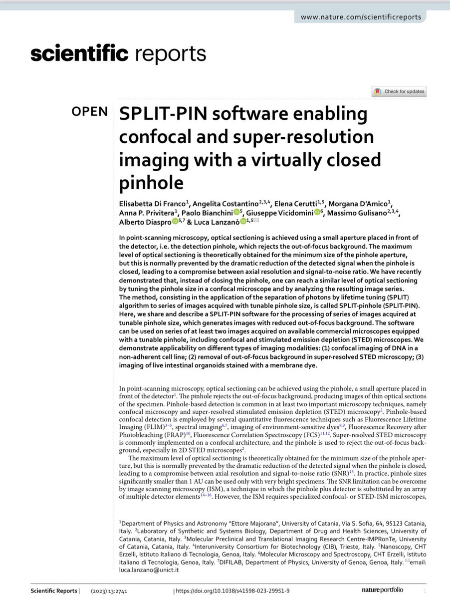 CostanAngelita's tweet photo. So excited to share our work on improvement of #opticalsectioning in super-resolution and #confocalmicroscopy  validated for the first time also in live human #organoids stained with #vitaldye ✌🏻

https://t.co/RvUWJei1PC https://t.co/5pU6wbKREG