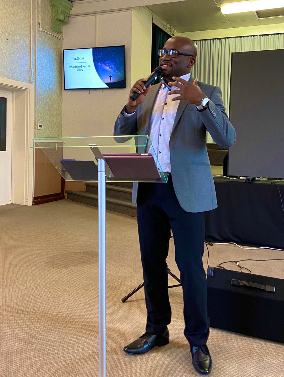 Loved having Rev Dr Caleb Nyanni with us from Sparkbrook Christian Centre this morning & thankful for the partnership in the gospel we are forming. #ChurchesTogether #Elim