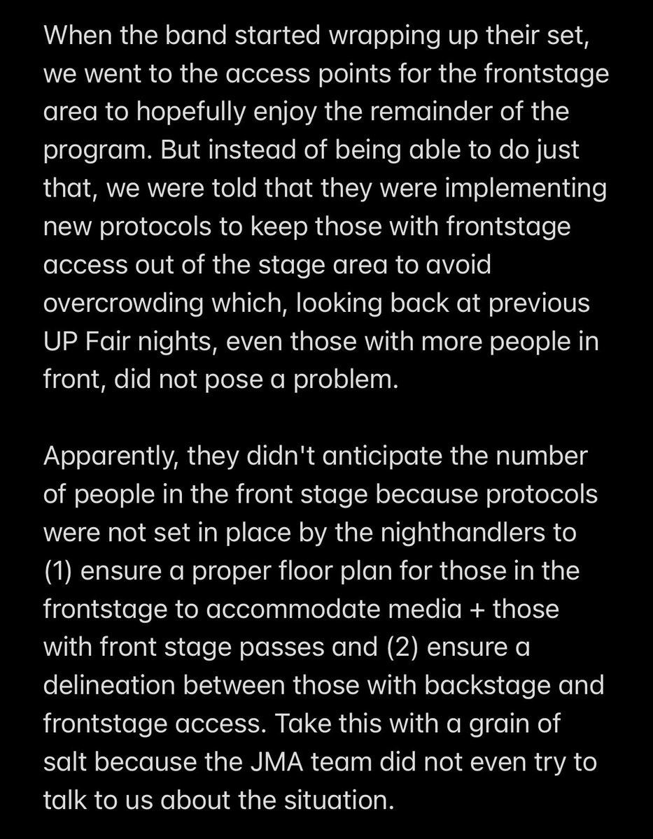 izadolores_'s tweet photo. Just wanted to share our experience with the UP Fair Cosmos, Cosmos do better!

#UPFair2023 #Cosmos2023 https://t.co/jRcbvodI6B