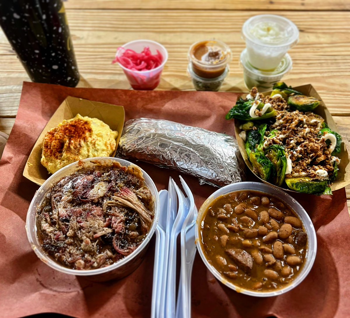 It’s barbacoa time, bb. Open 11-3pm or sold out. Can’t wait to fellowship with y’all today. #saltpepperandawholelottaprayer #tmbbqtop50