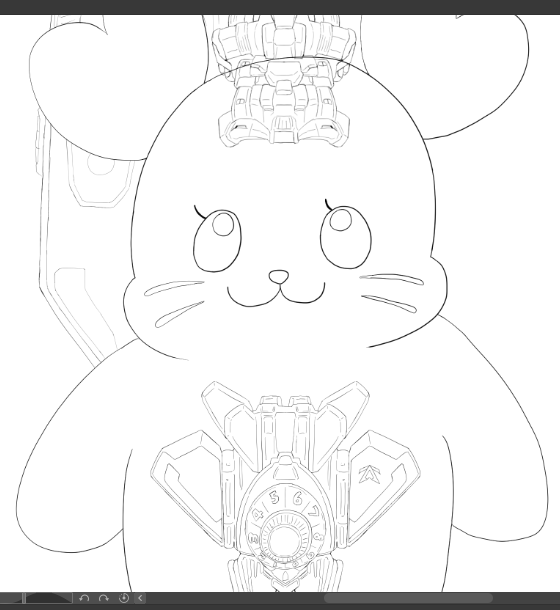 危険度が高い絵の進捗です 