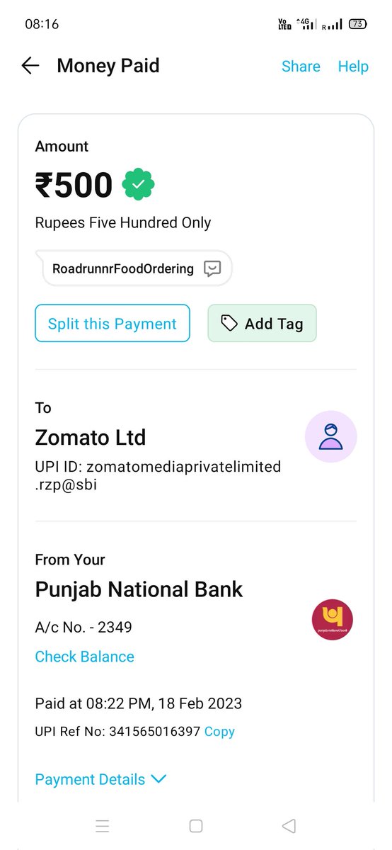 Social Account on Twitter "zomato Hey Zomato, I am trying to reach