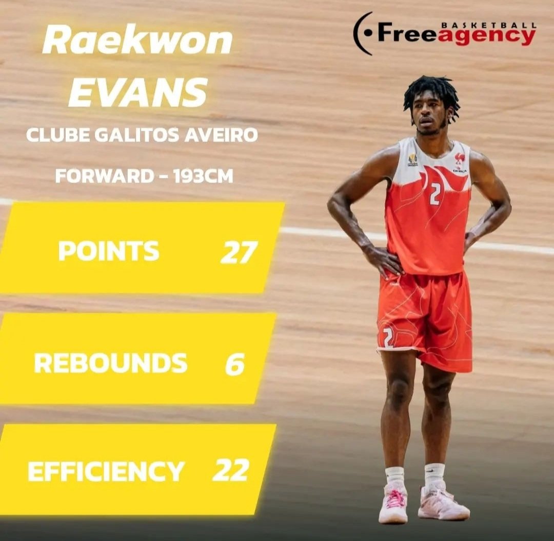 Another good game for Raekwon Evans <a href="/12kwon12/">King</a> in Portugal. He is having a great year. Register for our Pro Exposure Workout April 15 at coachstinnett.com.