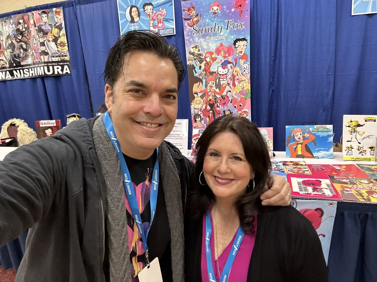 SandyFoxWorld's tweet photo. Had a blast @SDRocketCon yesterday! Come out and see me and @LexLang today 10-5pm at The Scottish Rite Center in San Diego. #sdrocketcon #rocketcon https://t.co/sGpwGhclcG