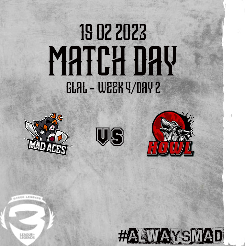 MadAcesOfficial's tweet photo. 🎮Week 4/Day 2
📅19/02/2023
⏲️18:00 GMT+2
🆚HOWL

Join to support us!!:https://t.co/edOYUQQzHJ

#ALWAYSMAD https://t.co/NgWrY0Jfx1