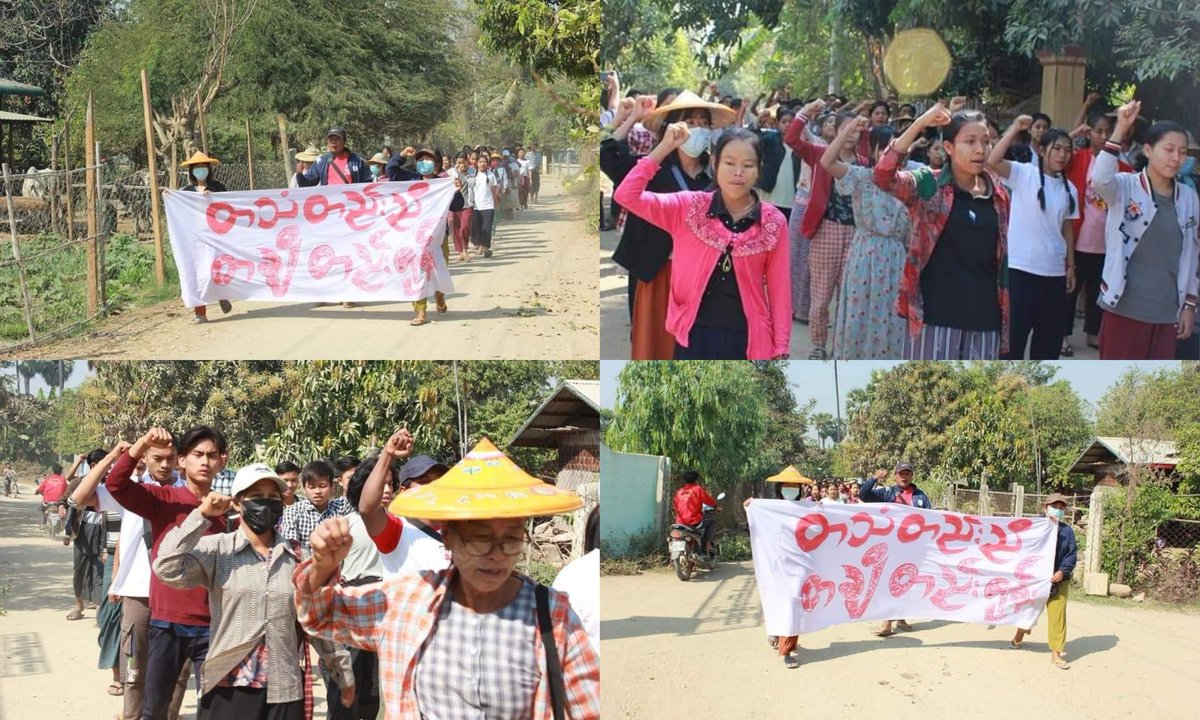 An anti-coup revolutionary strike somewhere in Sagaing region.

#2023Feb19Coup #WhatsHappeningInMyanmar