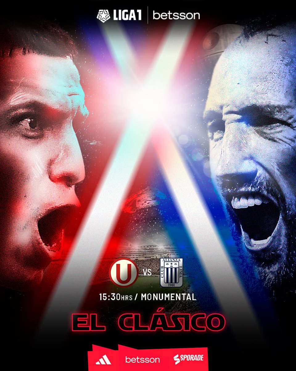 𝐐𝐮𝐞 𝐥𝐚 𝐟𝐮𝐞𝐫𝐳𝐚 𝐥𝐨𝐬 𝐚𝐜𝐨𝐦𝐩𝐚𝐧̃𝐞 🌌

<a href="/Universitario/">Universitario</a> 🆚 <a href="/ClubALoficial/">Club Alianza Lima</a>: el primer clásico del año. 

#Liga1Betsson 
#UnaLigaParaTodos