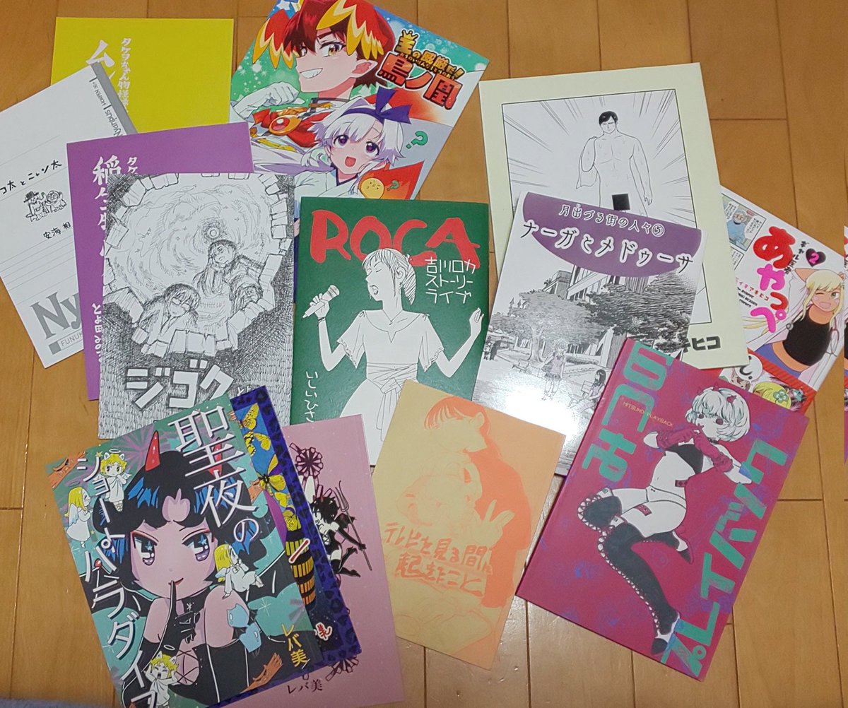 今回の戦利品です!ROCAずっと読みたかったので買えて良かった! 