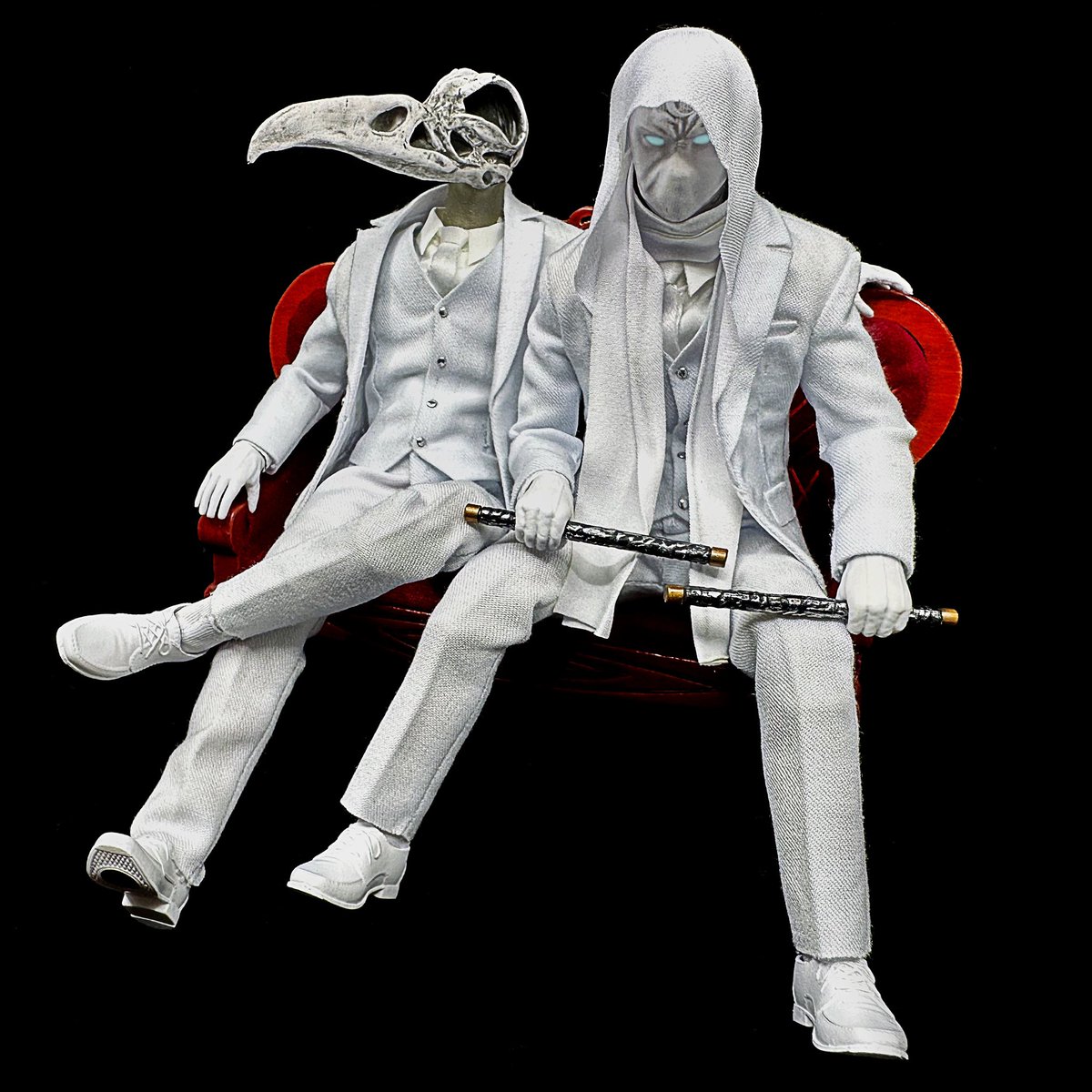 avanwickler's tweet photo. SUNDAY SHELFIES
The choice is vengeance.
#moonknight #misterknight #khonshu #nota #atoncustom #marvel #disneyplus #toys #actionfigures #sundayshelfies https://t.co/JFVPSYoNx6