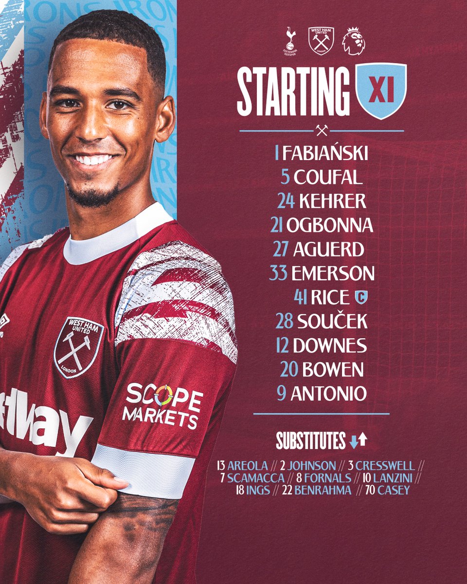 Our starting XI to take on Spurs ⚒️