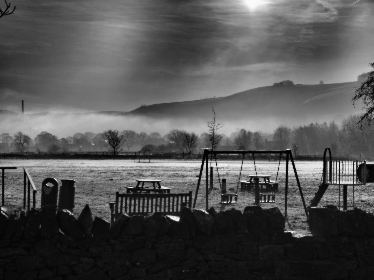 Castleton in the mist from earlier this month.