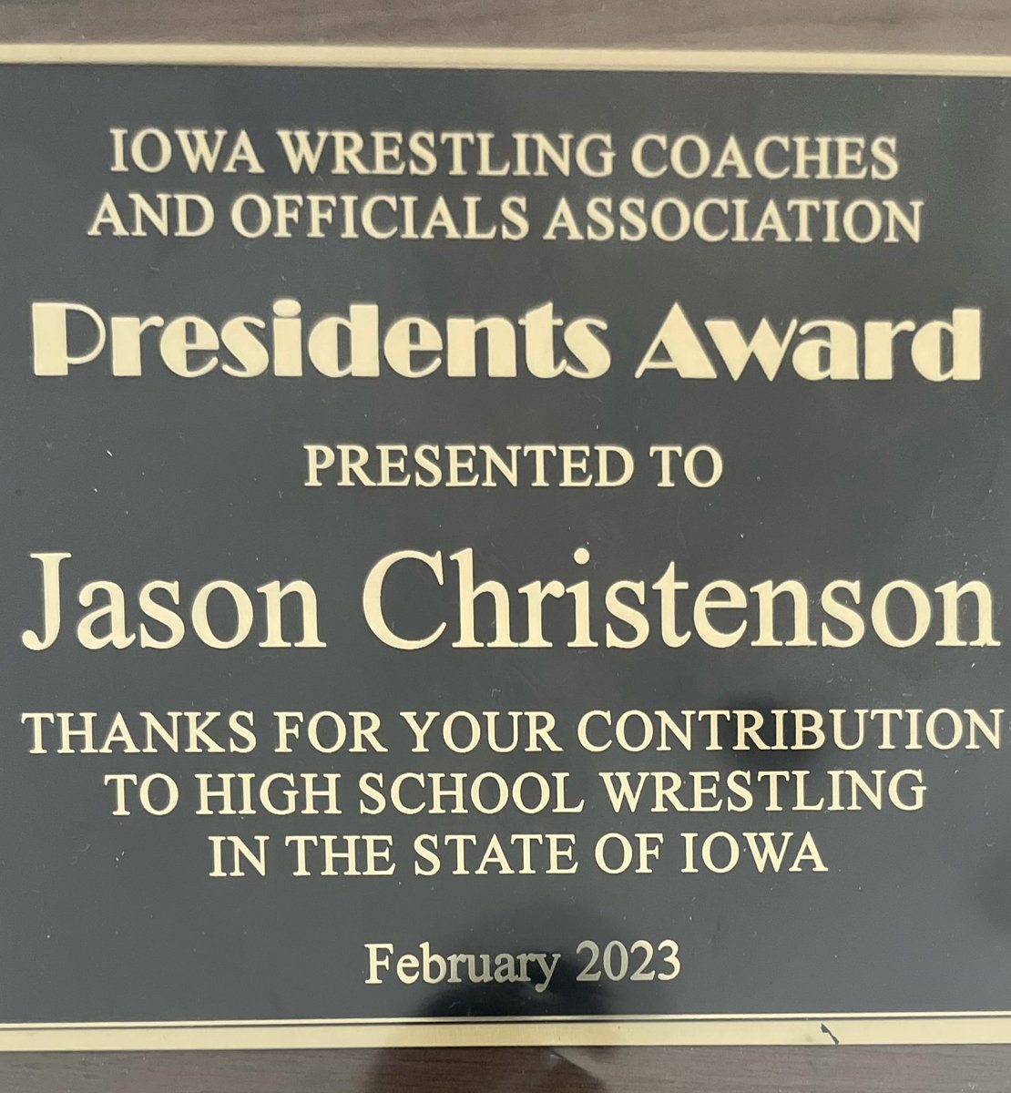 sepwrestling's tweet photo. Our guy Coach Jason Christenson was quiet (as always) about this award.

Congrats to one the best ever to to do it. Names like Siddens, Darrah, Reiland, Caldwell come to mind. No one better / more deserving. https://t.co/zHhDvp96Ac