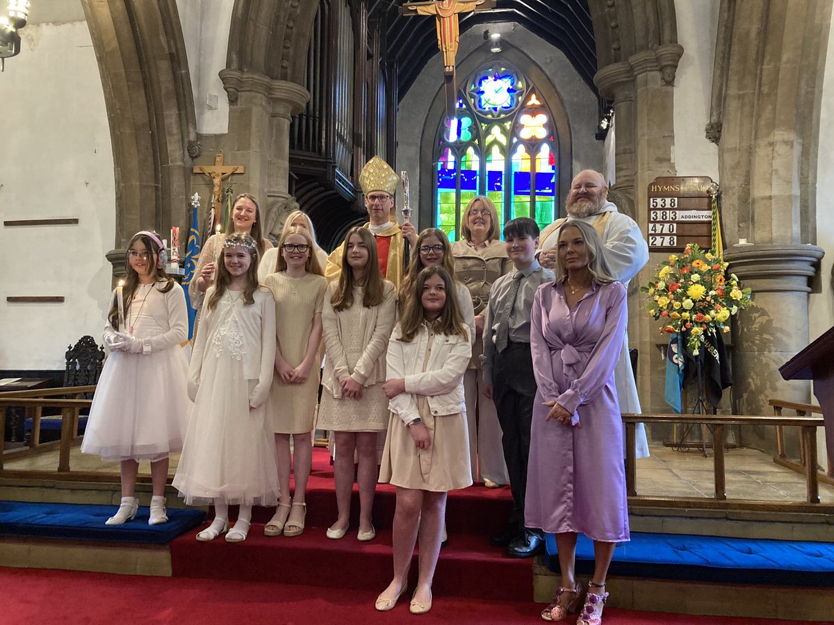 A lovely service this morning. 11 confirmations with 2 of them being baptised as well.
Thank you to Bishop Philip who led us in a lovely Eucharist and Confirmation service #lancscofe