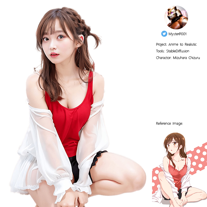 MysterP001's tweet photo. Mizuhara Chizuru Ai Art
.
Image 04: Sleepwear Pose
.
#AiArt #StableDiffusion #MizuharaChizuru #WaifuProject https://t.co/VEA3qvUdK0