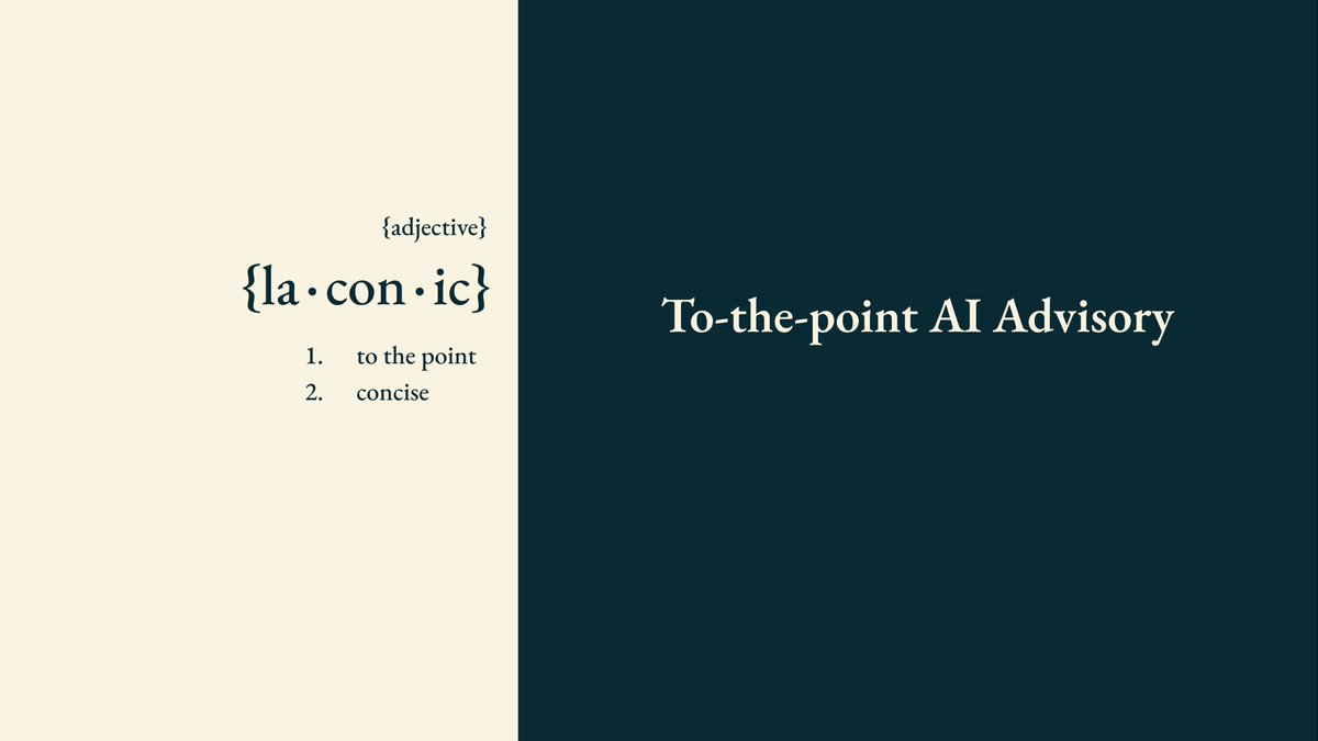 Laconic | To the Point tweet media