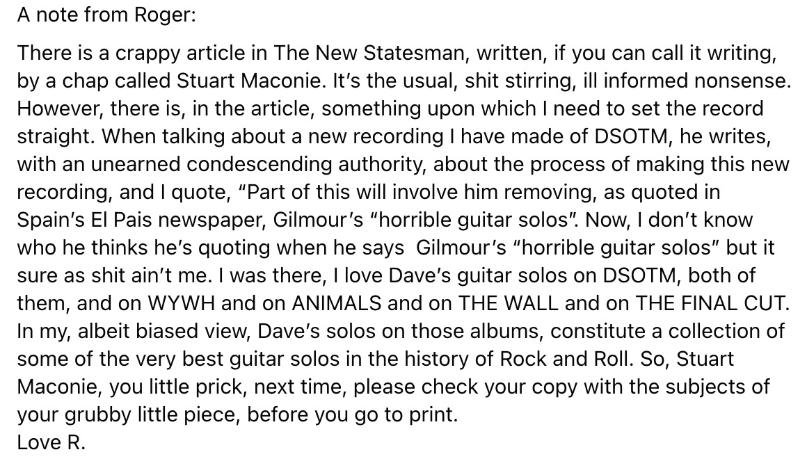 Roger Waters ✊ tweet media