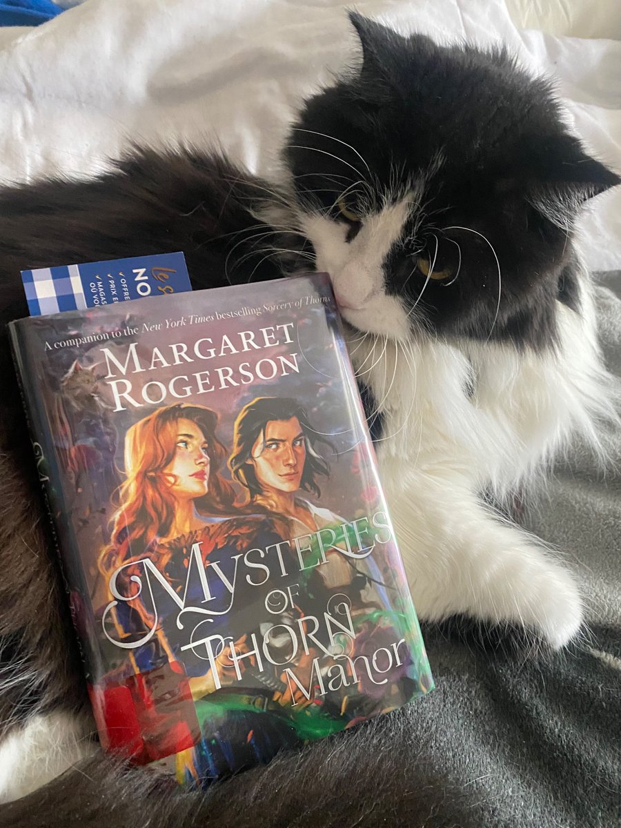 Currently reading #MysteriesOfThornManor by #MargaretRogerson #NewReleases #book #YA #novella #librarytwitter #Reading