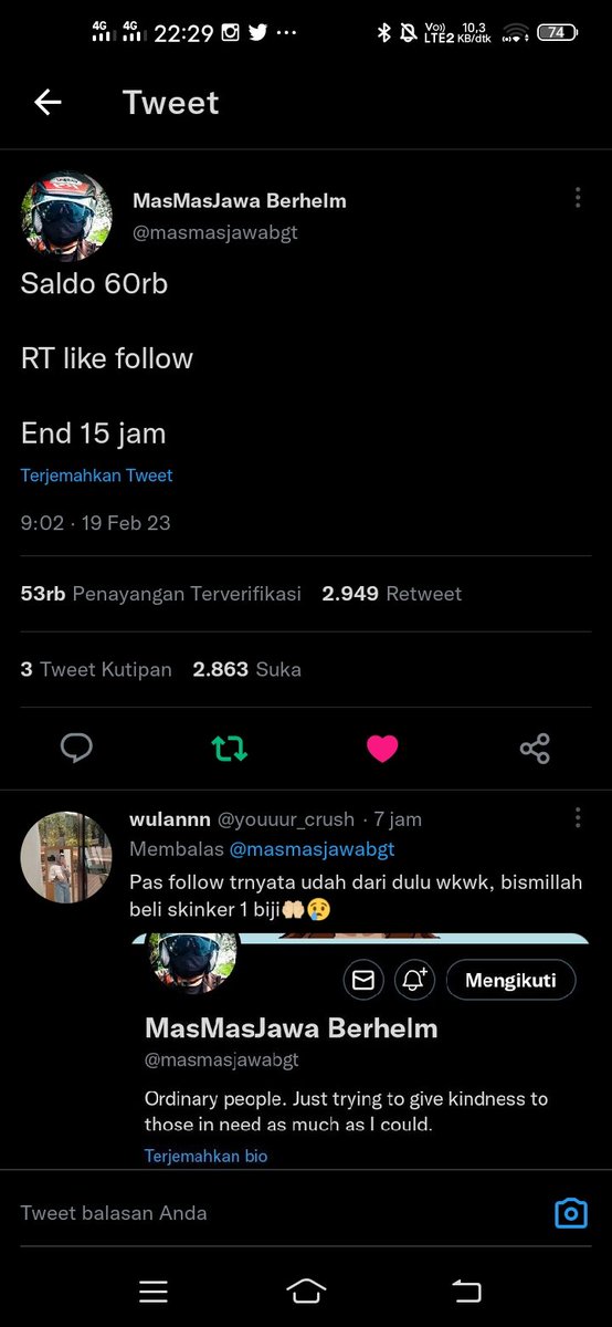 ifaxsz's tweet photo. @masmasjawabgt done, bismillah https://t.co/bAREa2Ph27