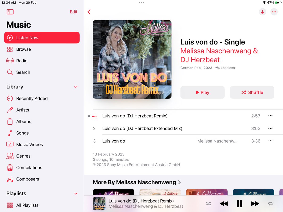 お仕事の打ち合わせかねがね、晩ごはんをいただいてきて、遅くなりました。
Melissa Naschenweng を聴きながらネマス。