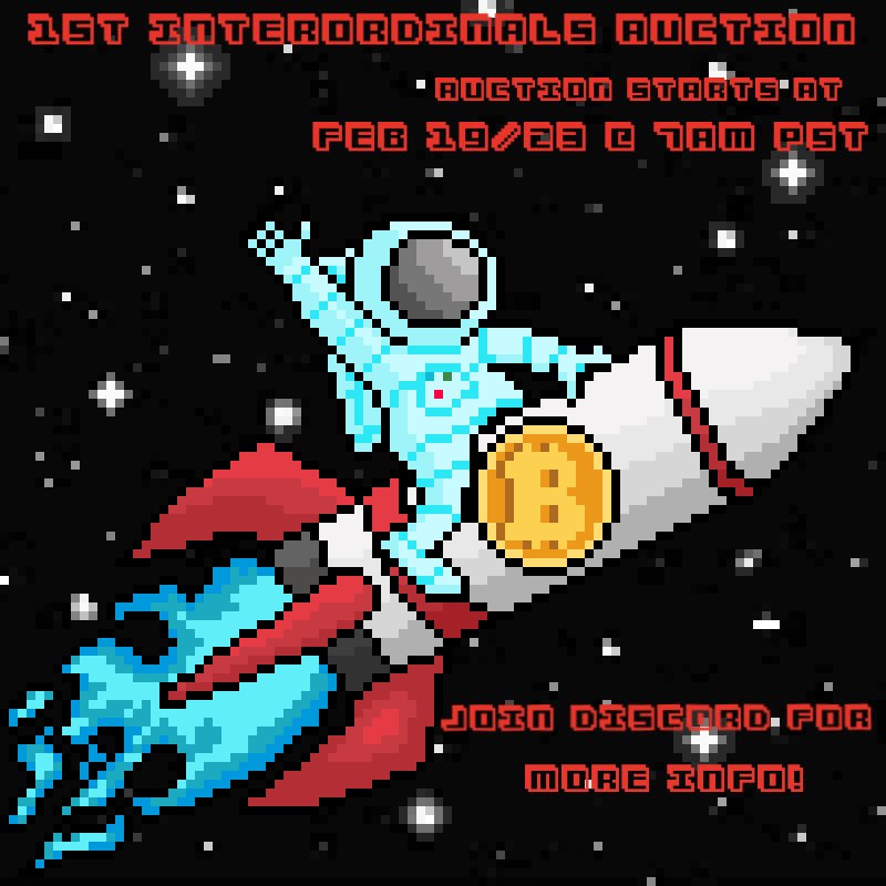Interordinals's tweet photo. GM explorers! 🚀 

We are LIVE with our first InterOrdinal auction and I’ll give you some alpha (the suit looks rare 💎) 

Discord details below ⬇️ 

https://t.co/LEO6ML4IG7 https://t.co/PQYc618JWH