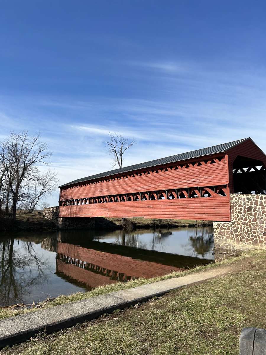 Sachs Bridge in Gettysburg, PA #gettysburg #coveredbridge #historic #nature