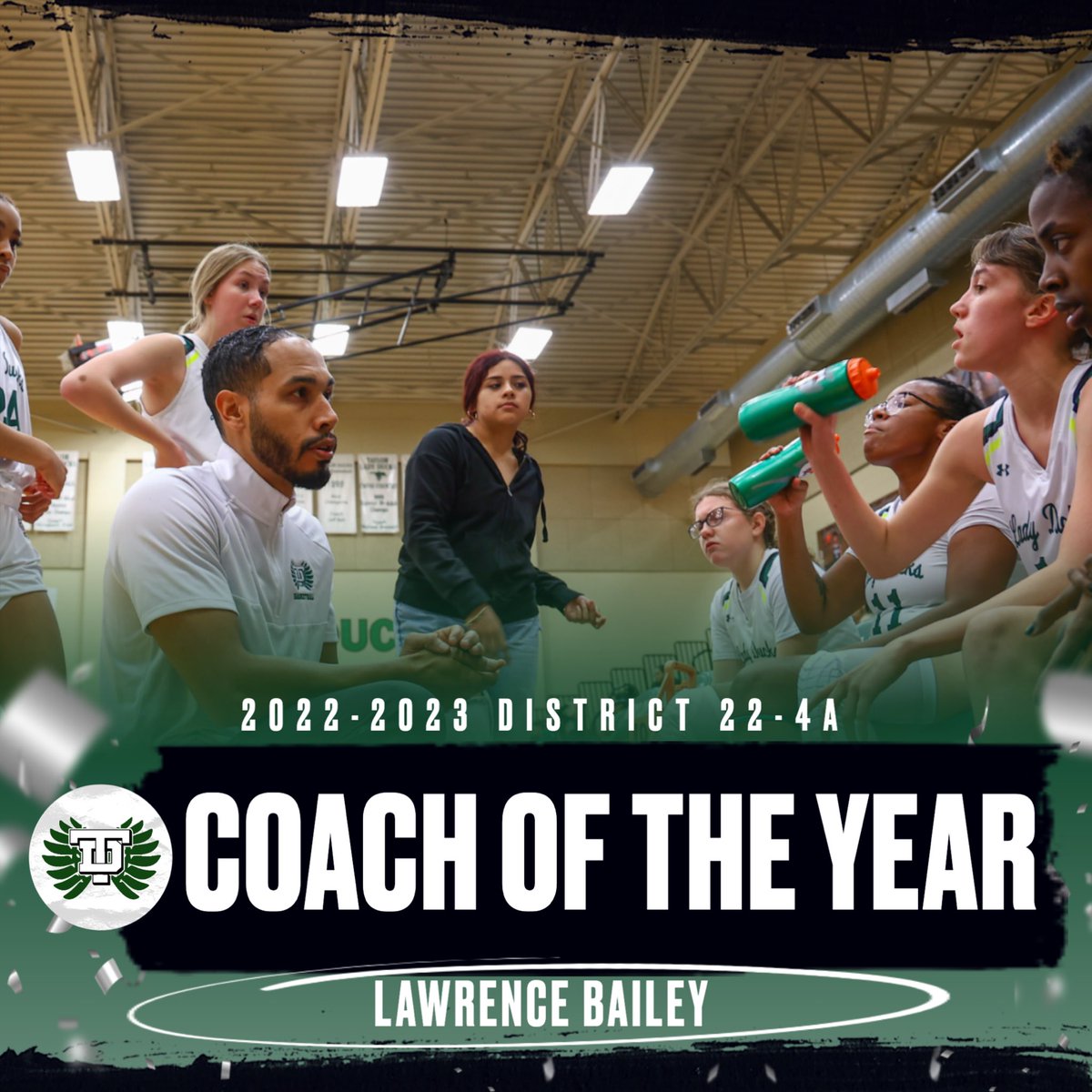 Lady Duck Basketball (@ladyduckhoops) on Twitter photo District 22-4A Coach of the Year
<a href="/CoachBailey07/">Lawrence Bailey</a>
#DucksFlyTogether 🦆🦆🏀
@var_atx <a href="/ACH_GBB/">Alamo City Hoops GBB</a> <a href="/TXHSGBB/">#TXHSGBB—TXHSGBB.com</a> @scoopsports <a href="/atx_hoops/">CAPITAL CITY HOOPS</a> <a href="/varsity_news/">Varsity News</a> <a href="/FlxAtx/">FLX ATX</a> <a href="/TaylorISDAth/">Taylor Ducks Athletics 🦆</a> <a href="/taylorducks/">Taylor ISD</a> <a href="/Centex_Recruits/">CentralTXProspects</a> <a href="/DfwSpot/">Girls Basketball Report</a> <a href="/Tabchoops/">𝙏𝘼𝘽𝘾🏀📋</a> <a href="/THSCAcoaches/">THSCA</a> <a href="/uiltexas/">Texas UIL</a> District 22-4A Coach of the Year
<a href="/CoachBailey07/">Lawrence Bailey</a>
#DucksFlyTogether 🦆🦆🏀
@var_atx <a href="/ACH_GBB/">Alamo City Hoops GBB</a> <a href="/TXHSGBB/">#TXHSGBB—TXHSGBB.com</a> @scoopsports <a href="/atx_hoops/">CAPITAL CITY HOOPS</a> <a href="/varsity_news/">Varsity News</a> <a href="/FlxAtx/">FLX ATX</a> <a href="/TaylorISDAth/">Taylor Ducks Athletics 🦆</a> <a href="/taylorducks/">Taylor ISD</a> <a href="/Centex_Recruits/">CentralTXProspects</a> <a href="/DfwSpot/">Girls Basketball Report</a> <a href="/Tabchoops/">𝙏𝘼𝘽𝘾🏀📋</a> <a href="/THSCAcoaches/">THSCA</a> <a href="/uiltexas/">Texas UIL</a>