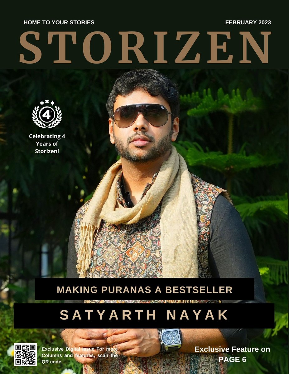 We just published our February 2023 issue featuring the bestselling author of Mahagatha - 100 Tales from the Puranas <a href="/SatyarthNayak/">Satyarth Nayak</a> &amp; <a href="/HarperCollinsIN/">HarperCollins</a>  

Read the magazine here - tinyurl.com/yc3bhr7s

Subscribe to us on Magzter here - tinyurl.com/yckkvy26
