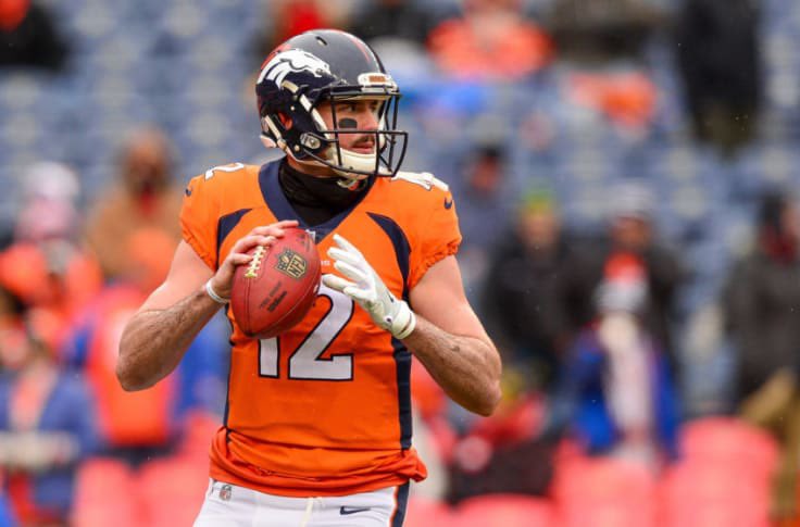 MLFootball's tweet photo. QB Paxton Lynch, a first-round pick of the #Broncos in 2016, is benched in his #XFL debut. https://t.co/z1XlIMRsjx
