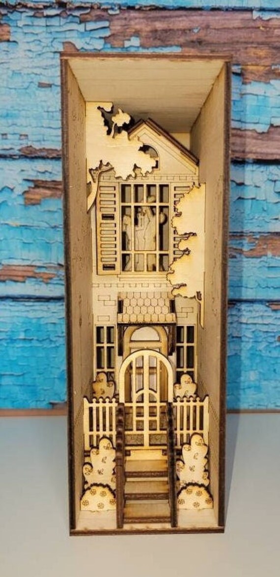 thefleamarkets's tweet photo. House Book Nook - Bookend - Book Shelf Inse https://t.co/ugrwWb67ix #bookend #booknook #bookshelfinsert #diorama #bookshelfdecor @etsymktgtool https://t.co/GNnC4wMGex